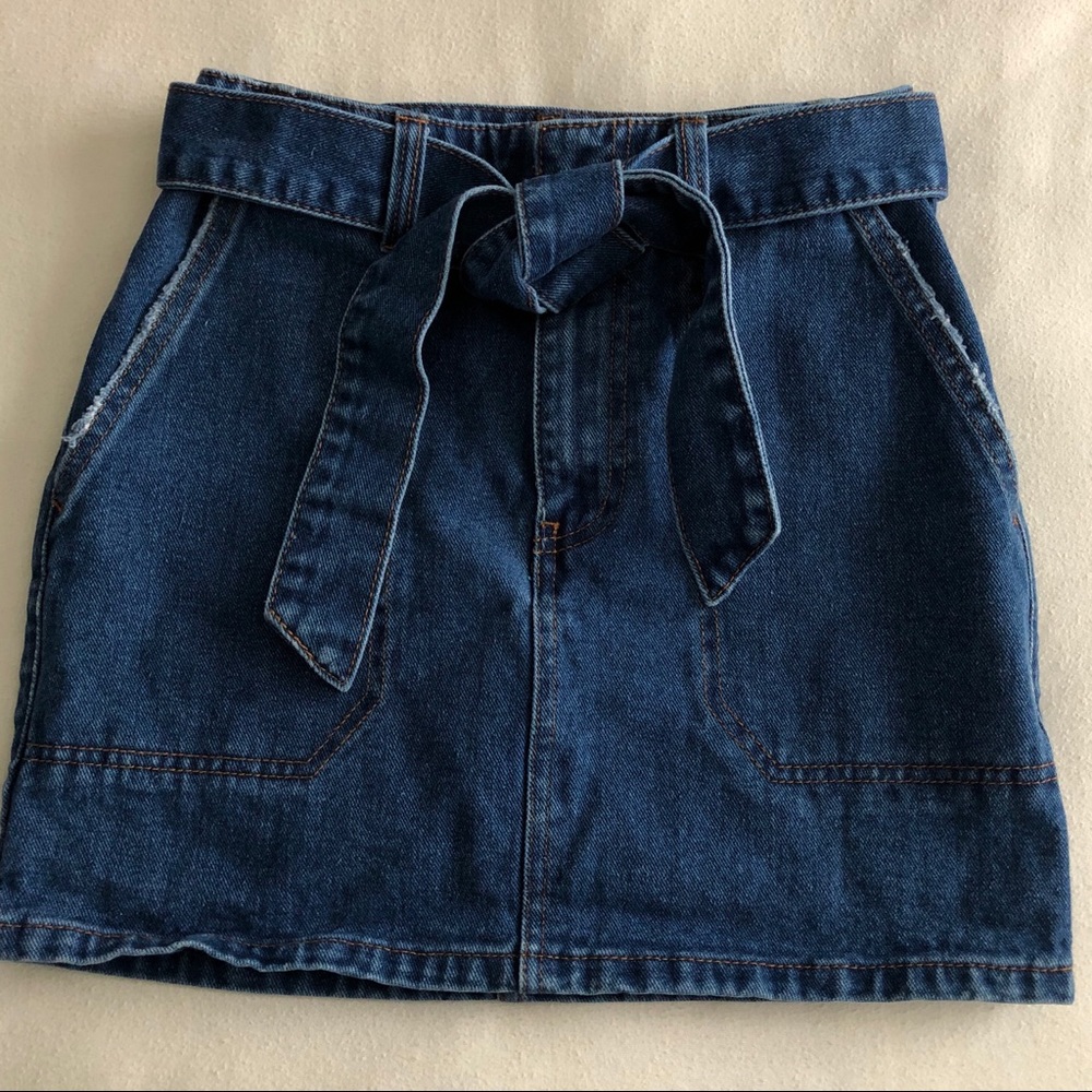 Billabong Blue Denim Mini Skirt